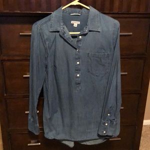 Target Denim Tunic Top